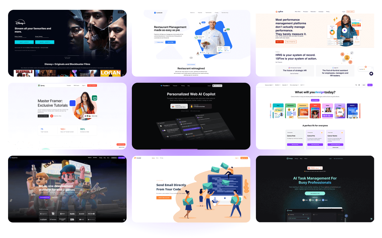 Premium Landing Page Templates